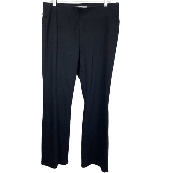 Soft Surroundings The Ultimate Bootcut Denim Jeans M Black - Picture 2 of 6